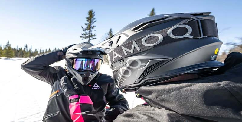 AMOQ Meteor V2 Helmet Black/Grey, XS
