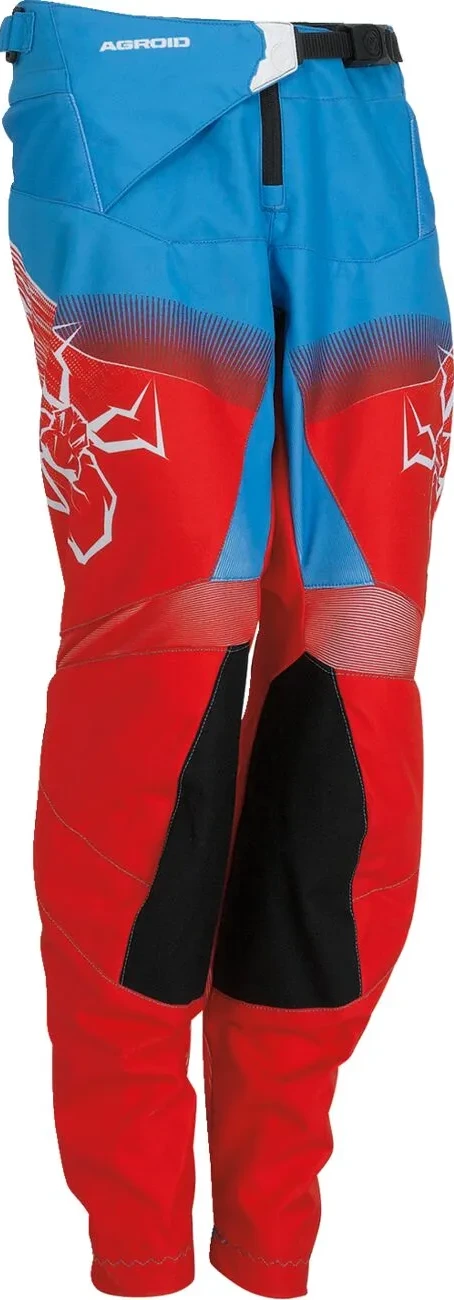 PANT YTH AGRD RD/WH/BL 18