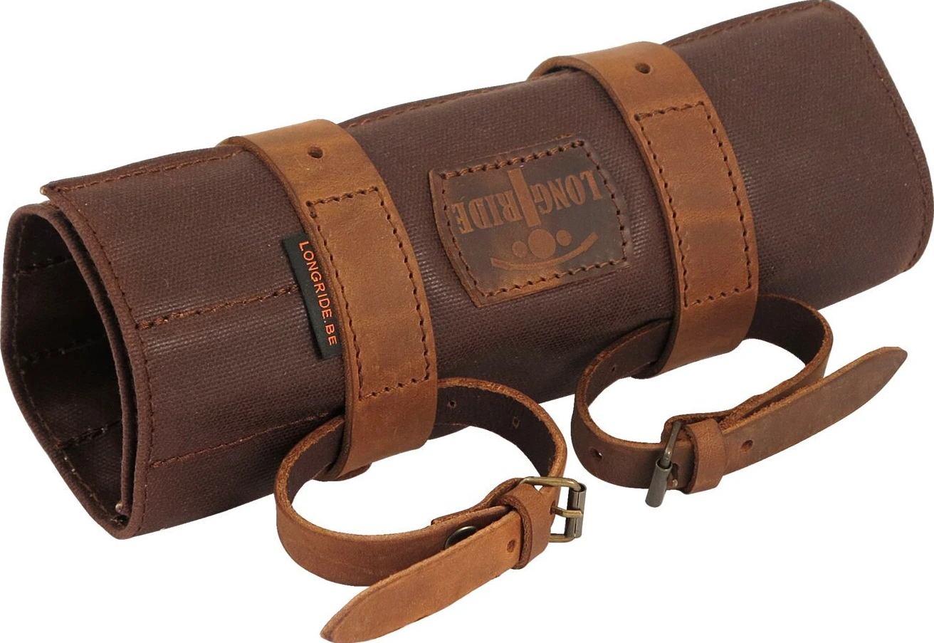 Longride, toolroll waxed cotton, Brown