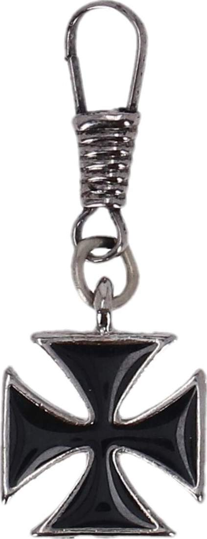 Chopper cross zipper pull