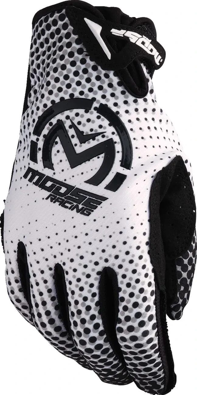 GLOVE SX1 WHITE/BLACK MD