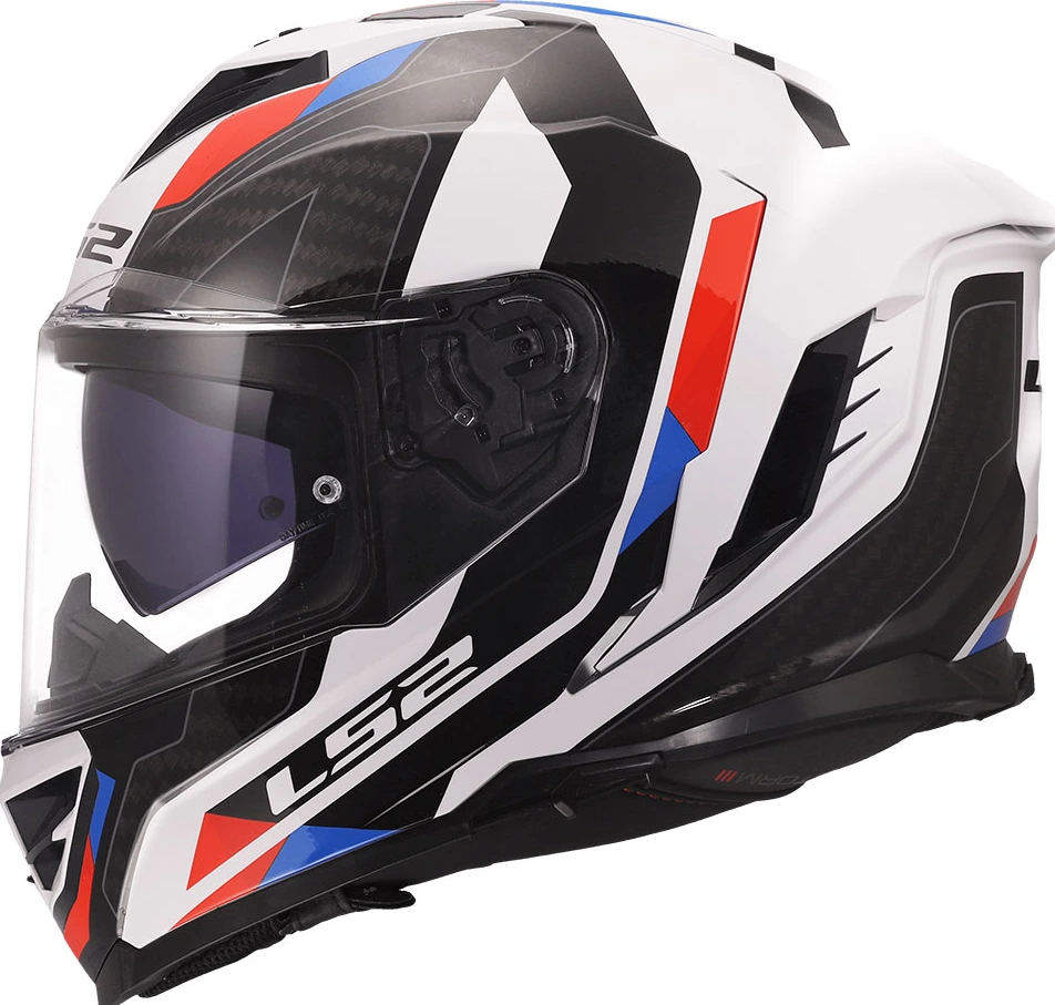 LS2 FF818 STORM III SPORTY ķivere - balta/zila/sarkana, 2XL