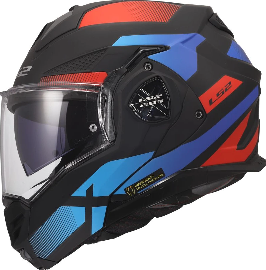 LS2 FF901 ADVANT X NOVA Helmet - Black Red Blue, 3XL