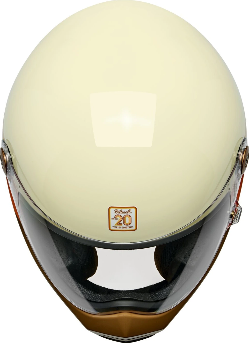 Biltwell Lane Splitter helmet, 20th anniversary Beige, XS, Gloss
