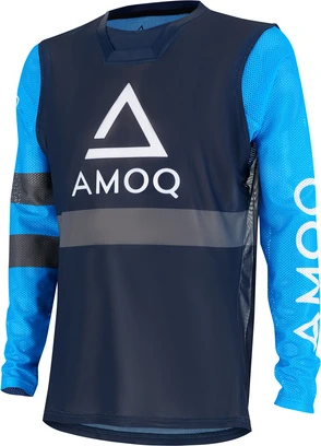 AMOQ Airline Mesh Jersey Navy-Sky Blue, XS