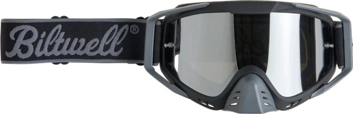 Biltwell Ridgeline goggles script, grey