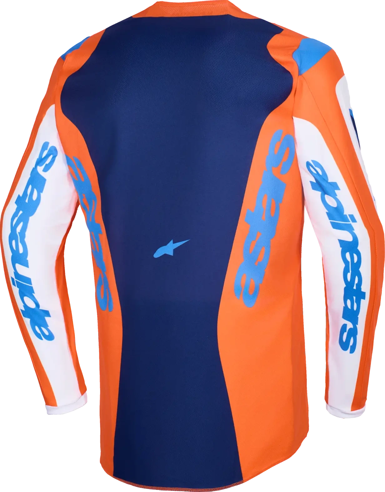 JERSEY FLUID GRID ORAN/BLUE M