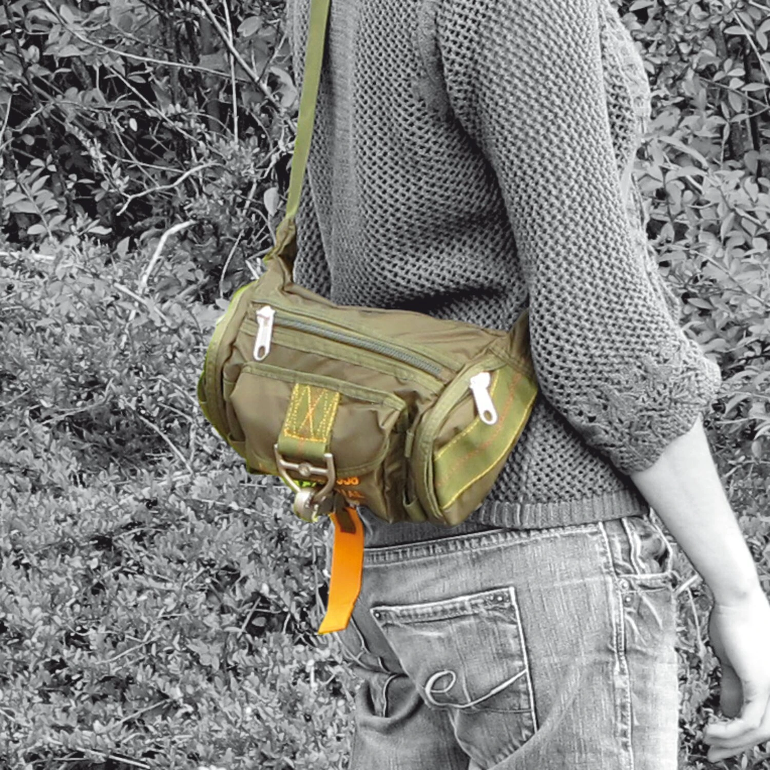 Army Surplus Parachute bag 1, Green