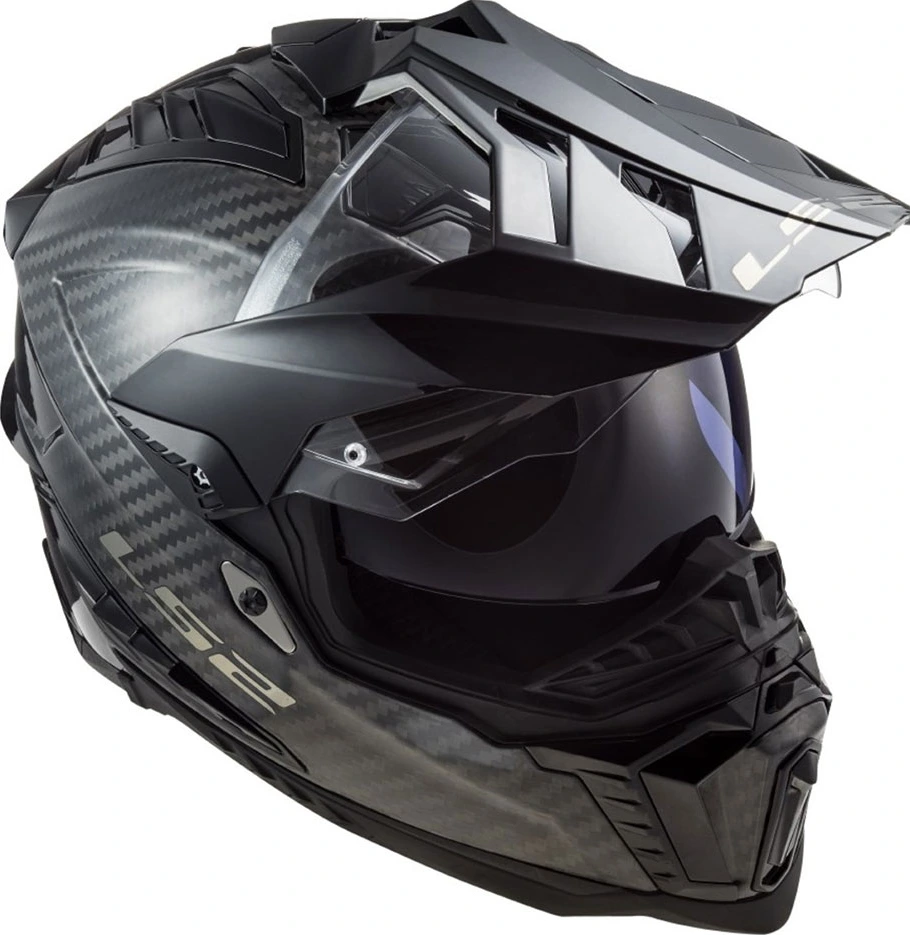 LS2 MX701 C EXPLORER Solid helmet - XL, Gloss Carbon