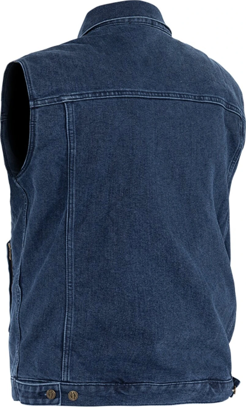 John Doe Trucker jeans vest, Blue, S