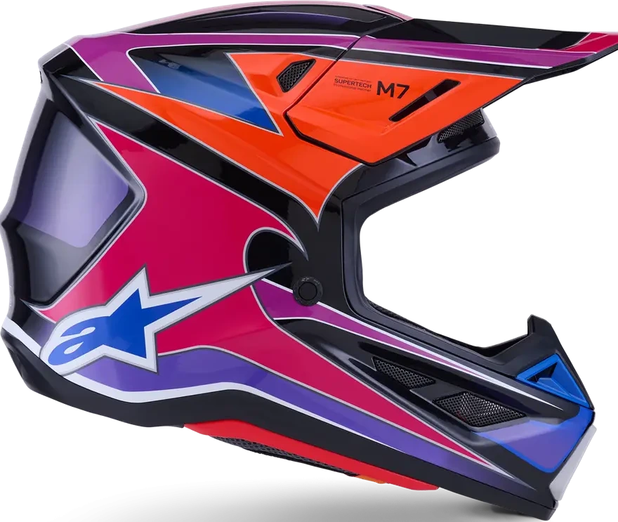 HELMET SM7 FUSE BLU/PU/PINK XS