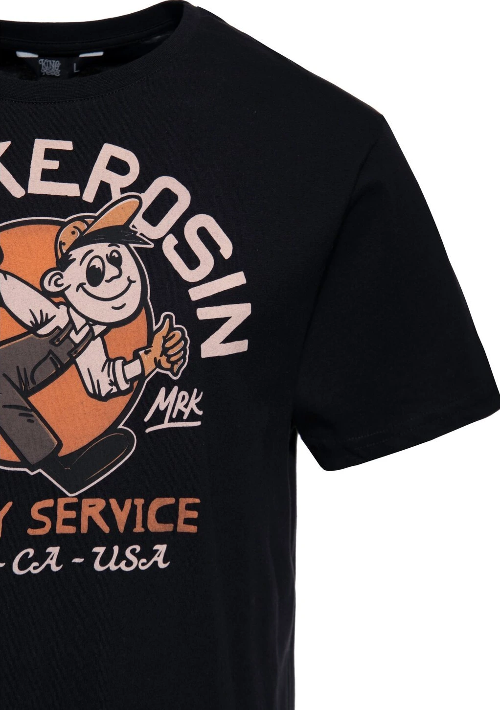 King Kerosin Speed service t-shirt, Black, L