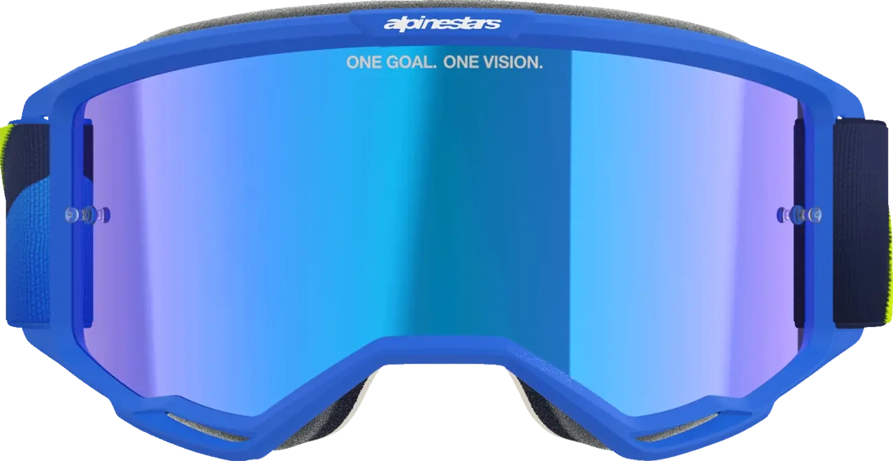 GOGGLE VISION 5 CORP BLUE/YLW MIRROR-BLUE