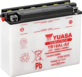 Yuasa Аккумулятор YB16AL-A2 (cp) с кислотным комплектом (4)
