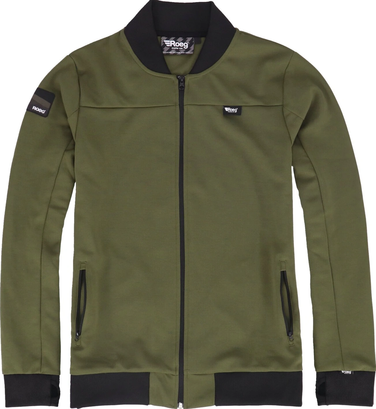 Roeg Frits track jacket, army Green, Green, M