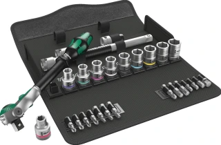 Wera Zyklop speed ratchet kit 1/2" drive - US sizes