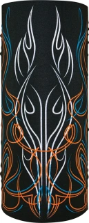 ZANheadgear Motley Tube polyester pinstripe flame