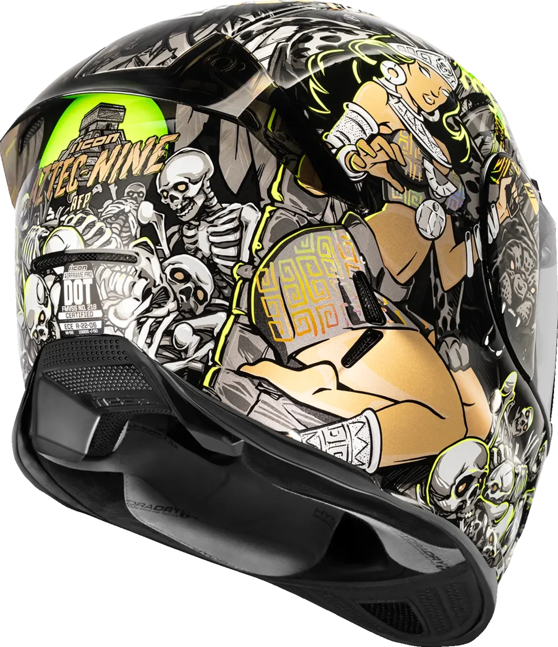 HELMET AIRFRAME PRO AZTECNINE GOLD XS