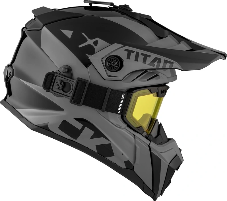CKX Helmet + Goggles TITAN Airflow Extra Grey, S