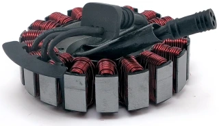 MCS, alternator stator, unmolded. 3-phase 40A