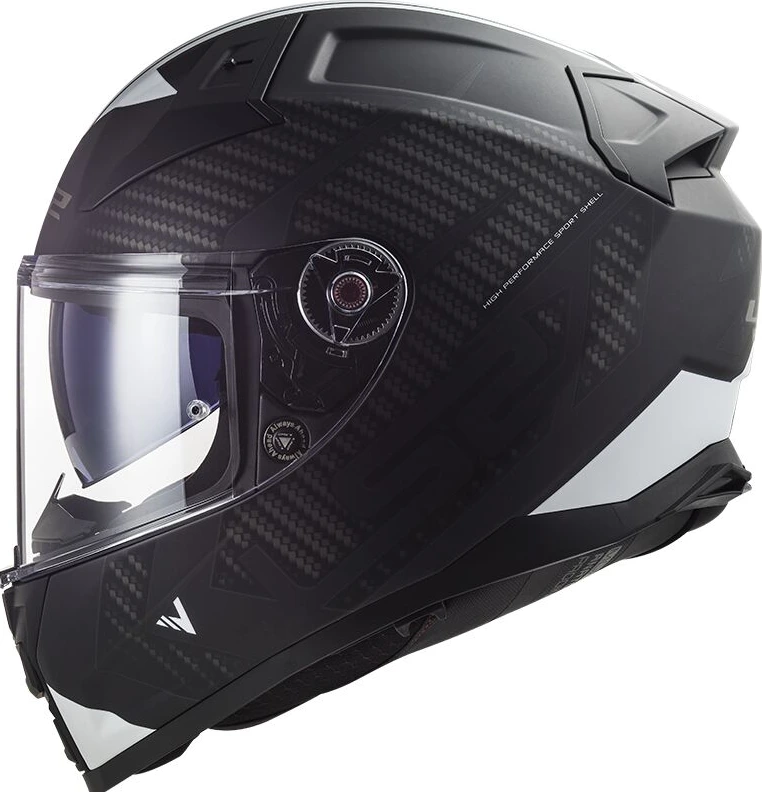 LS2 FF811 VECTOR II SPLITTER helmet - Black White, 3XL