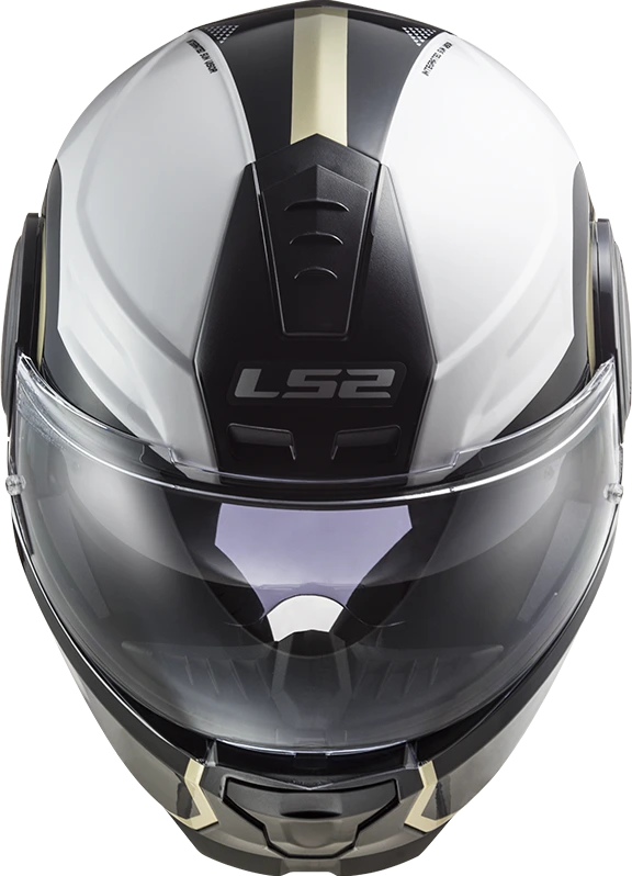 LS2 FF902 SCOPE ARCH helmet - Gloss White Titanum, XL