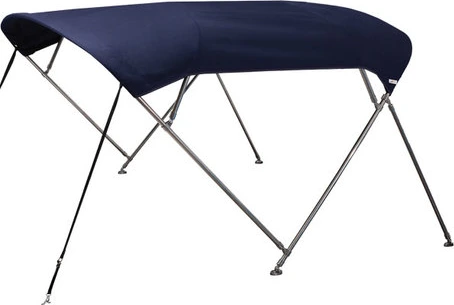OS CRUISER BIMINI STAINLESS STEEL 4 BOW 3.0M-3.3M BLUE