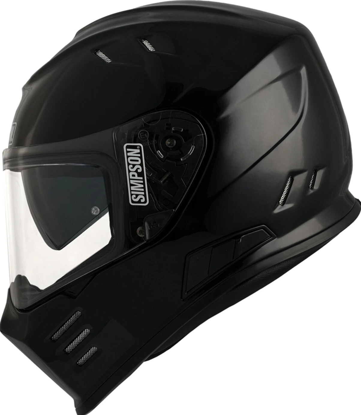 Simpson Venom helmet, black metal, XS, Gloss