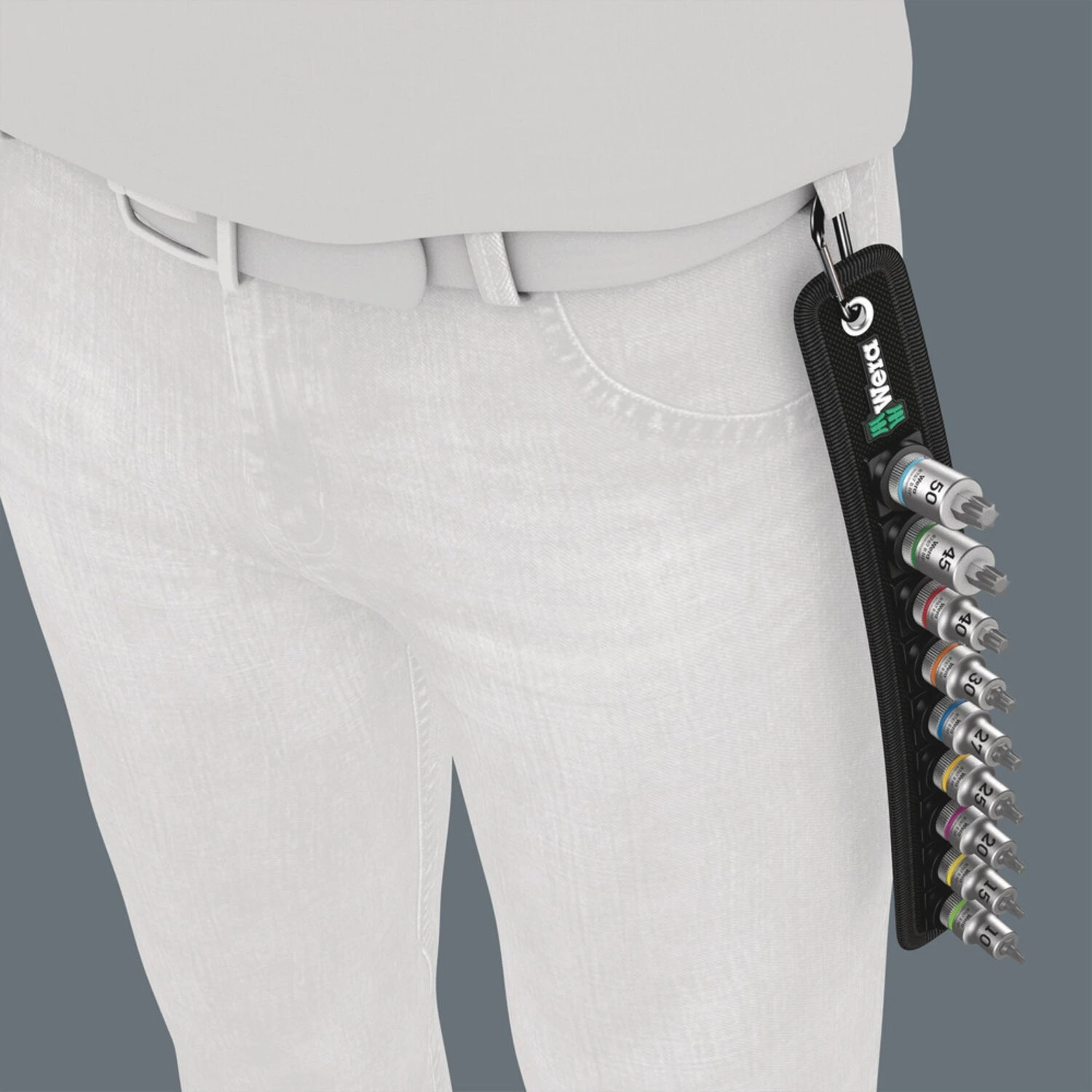 Wera socket belt with 3/8" drive Torx® socket bits