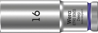 Wera, deep socket size 16mm