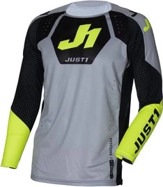 Just1 Jersey J-Flex 2.0 District Grey/Yellow Fluo/Black, 2XL