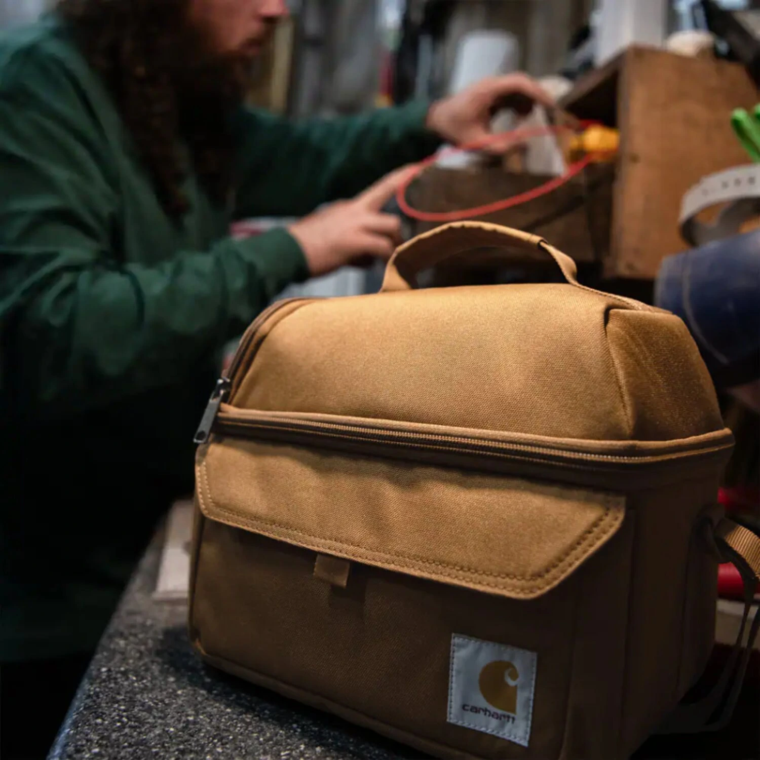 Carhartt Lunch cooler gravel, Gray