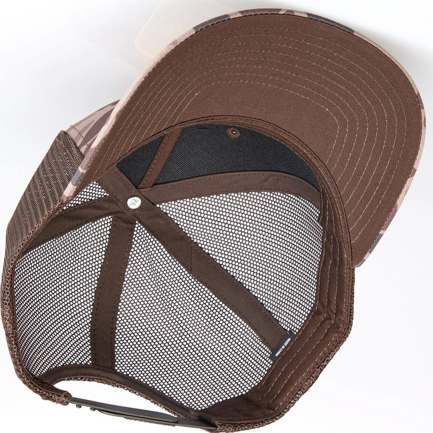 Biltwell Bark snap back cap brown camo