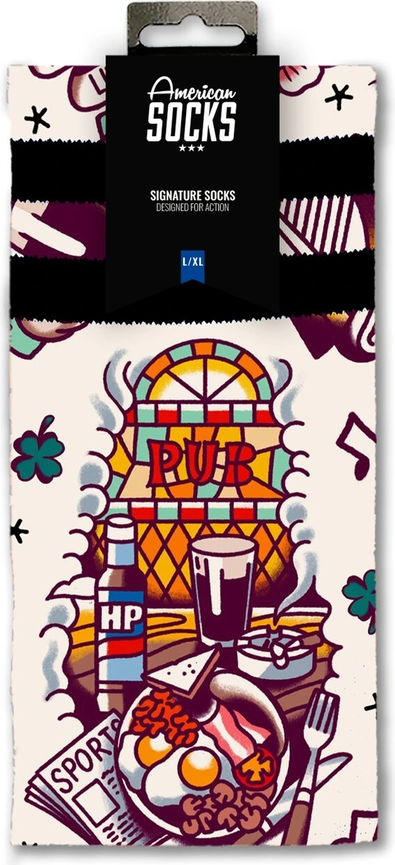 American Socks Pub Signature socks, Beige, S/M