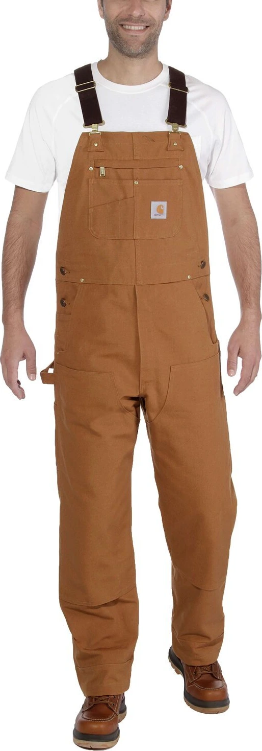 Carhartt Relaxed Fit duck bib overall, carhartt brown, 30/32