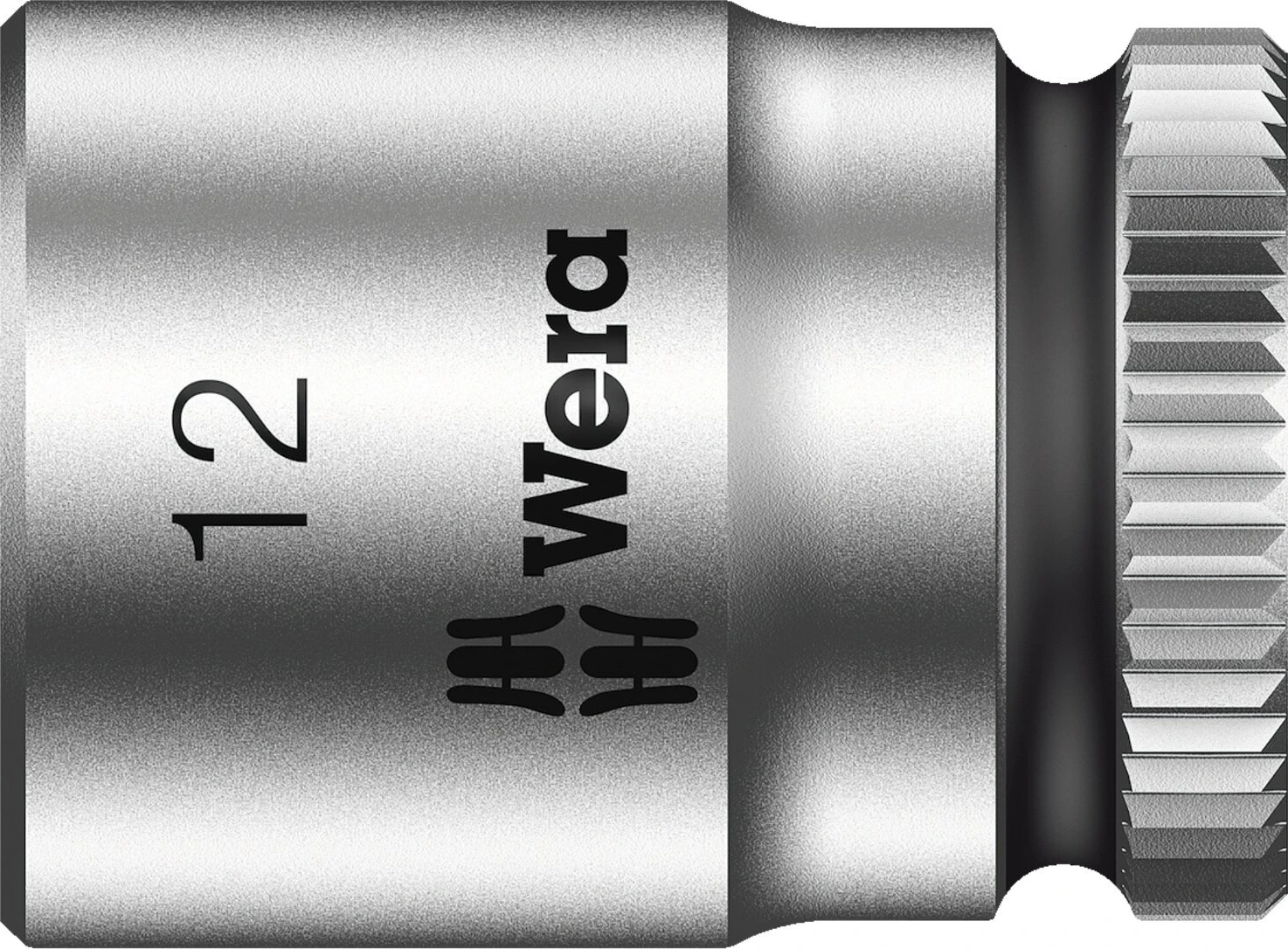 Wera Zyklop 1/4" socket - Metric 12.0, 12 mm, Chrome