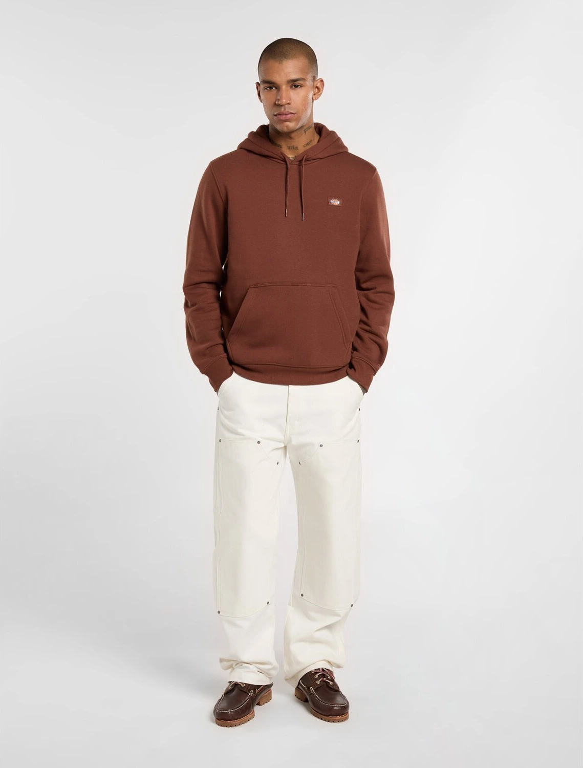 Dickies Oakport hoodie cappuccino, Brown, M