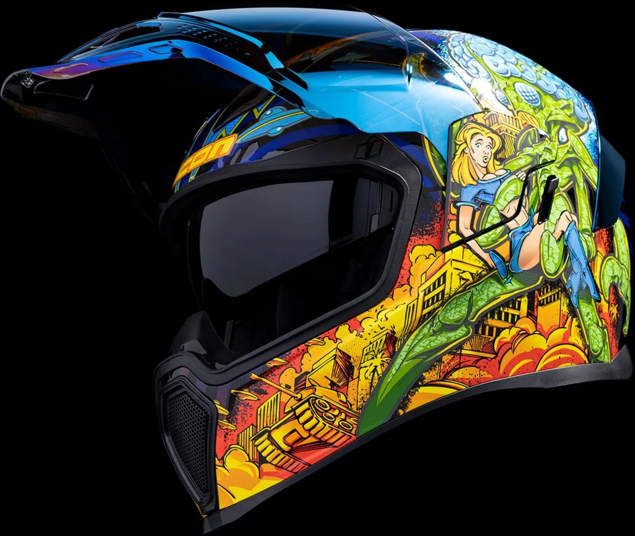 HELMET AIRFLITE BUGOID BLITZ BLUE XS