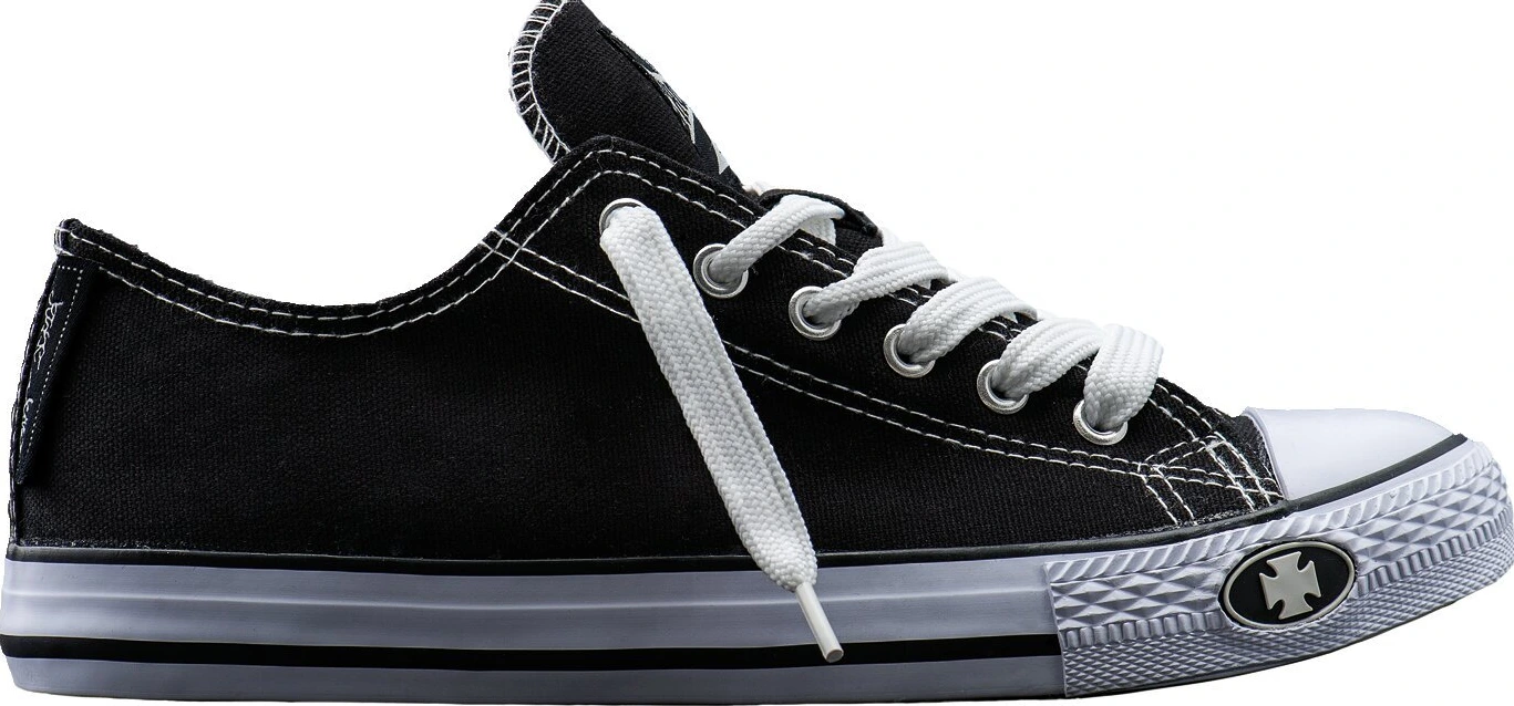 WCC Warrior low tops shoes, Black, 36