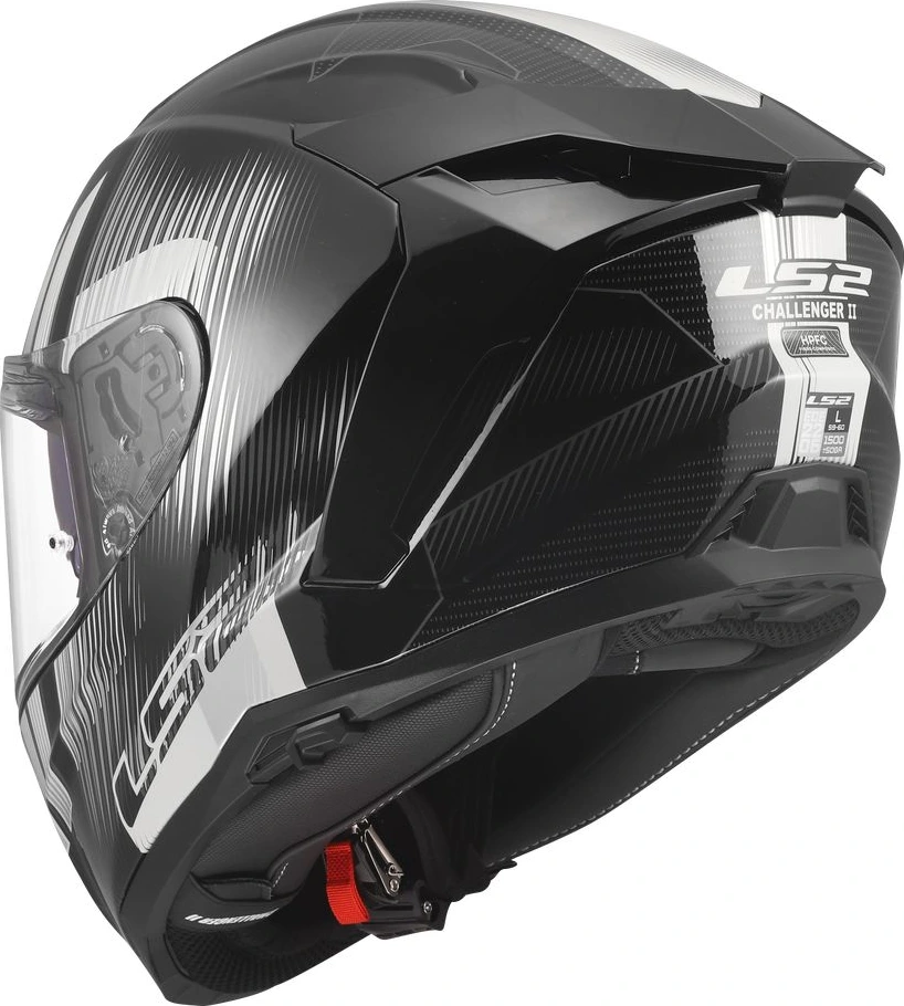 LS2 FF817 CHALLENGER II NITRO Helmet - Black Grey, 3XL