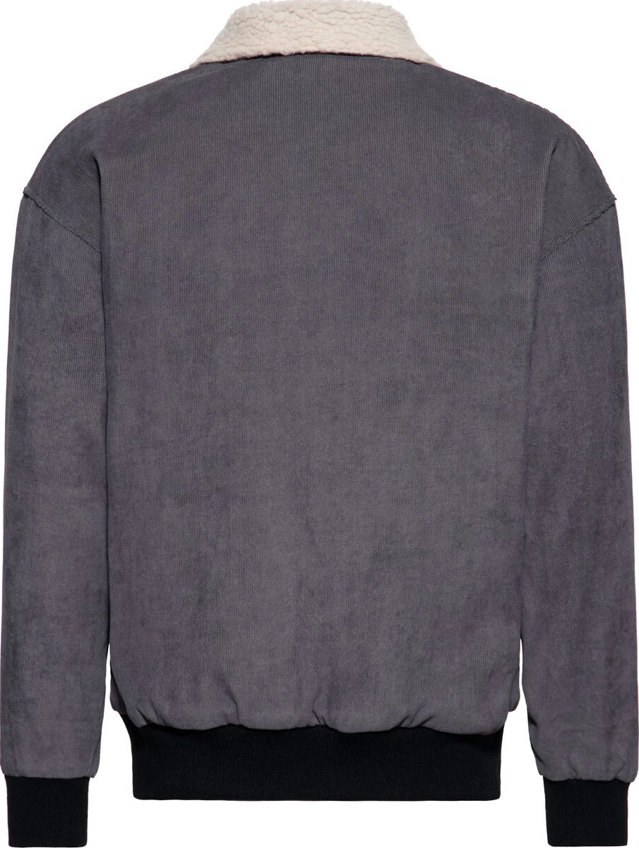 King Kerosin KK corduroy jacket, steel Gray, grey, S