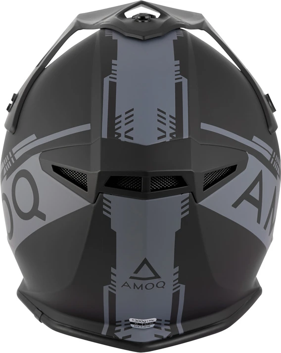 AMOQ Meteor V2 Helmet Black/Grey, XS