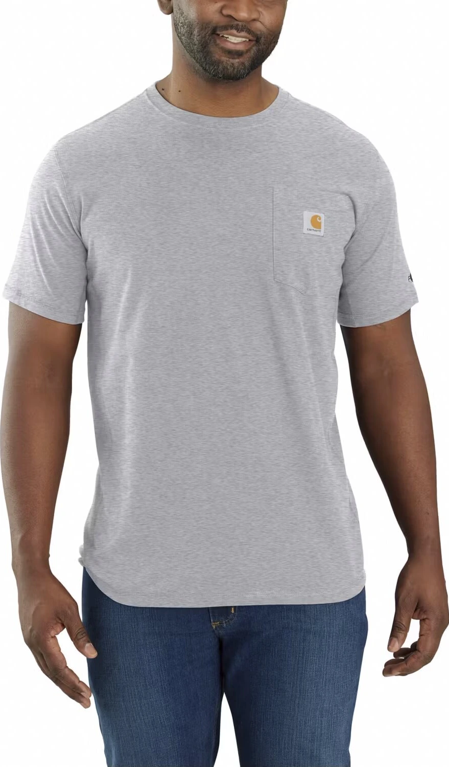 Carhartt Force Pocket S/S t-shirt, heather grey