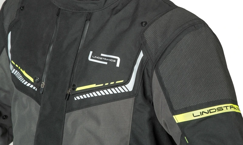 Lindstrands textile jacket Sylarna Dark grey/black, 48