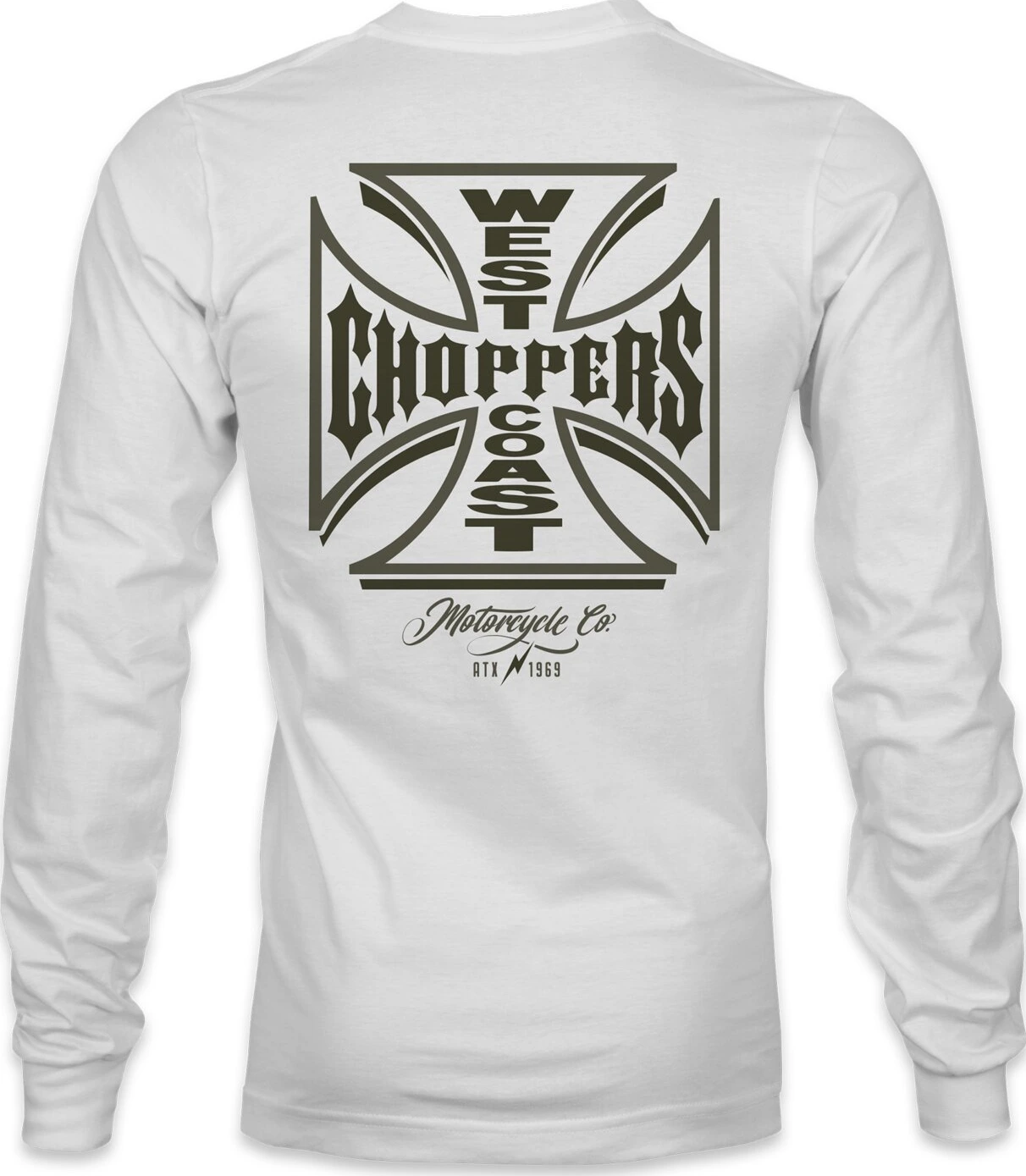 WCC Gangscript long sleeve, White, S