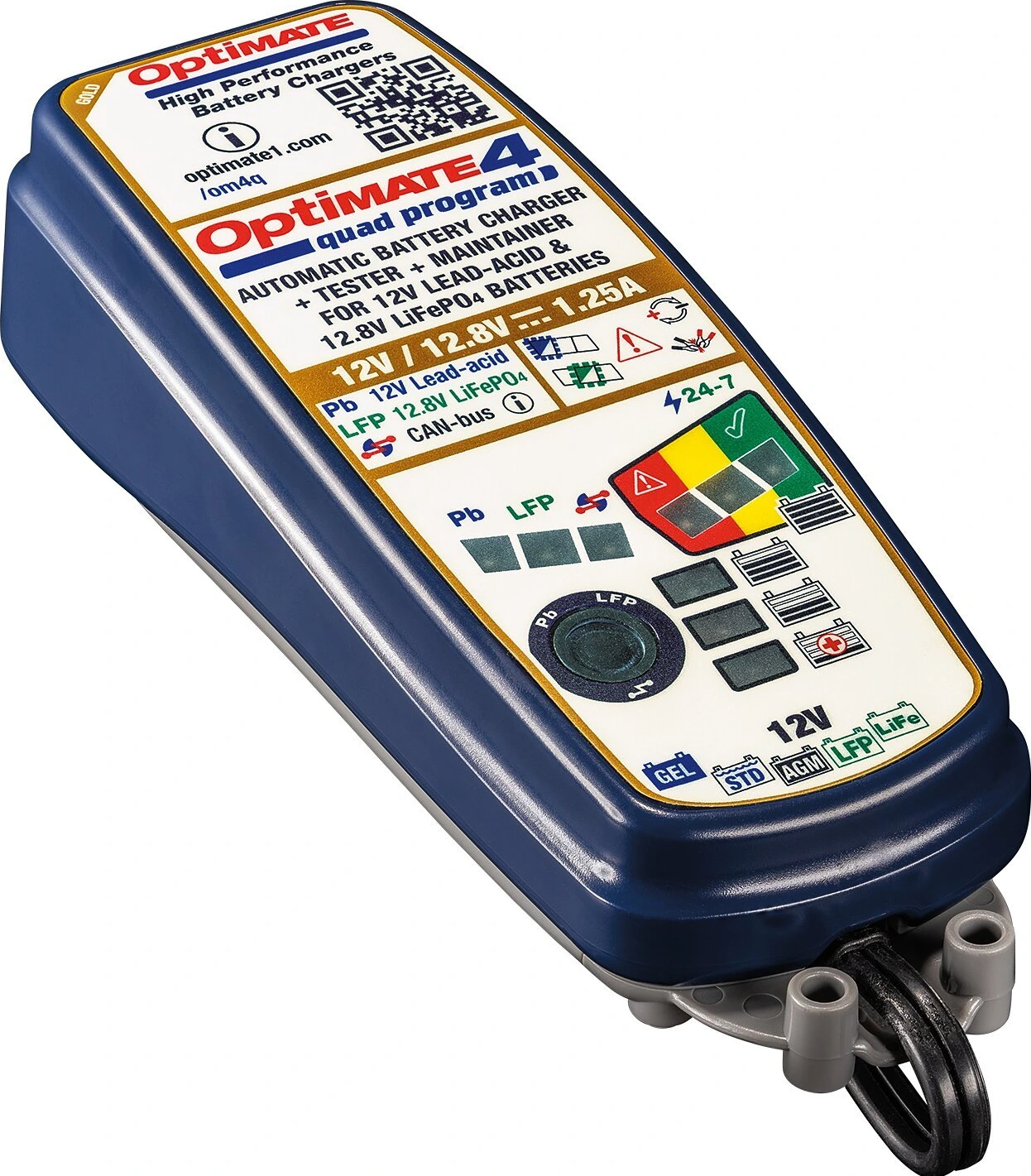 Tecmate, OptiMATE 4 Quad Program 12V battery charger