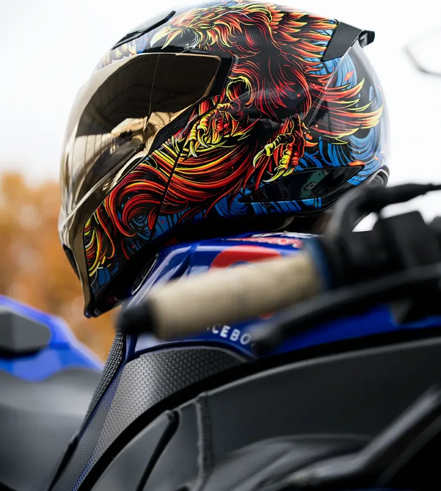 HELMET THRESHOLD BURNBIRDIEBURN BLUE XS