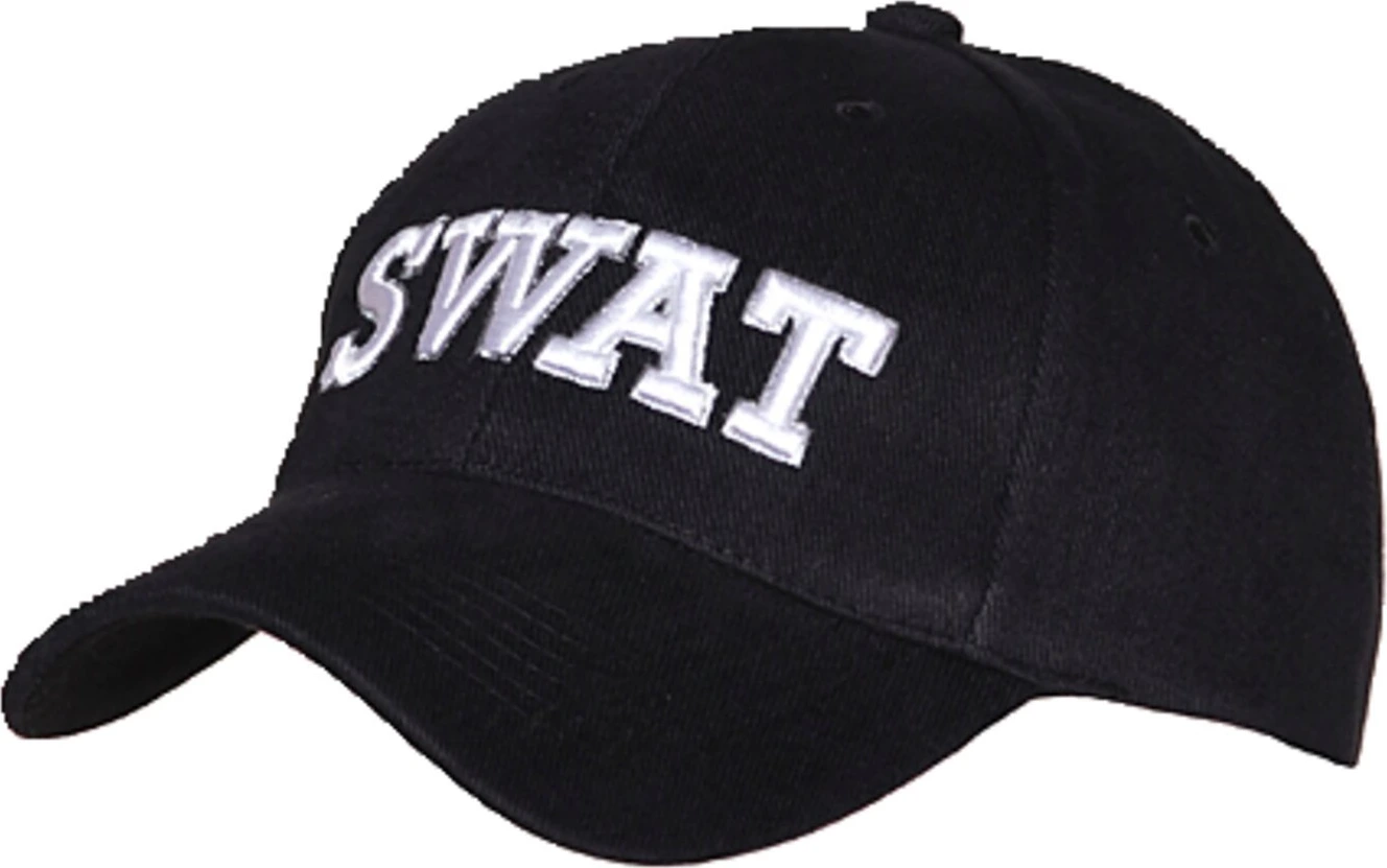 Baseball cap SWAT, Black
