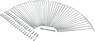 Chrome and Stainless Steel Spoke Set