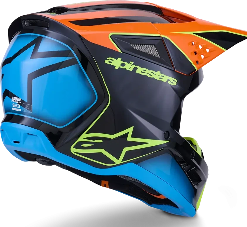 HELMET SM3 FRAY BLK/OR/YL S